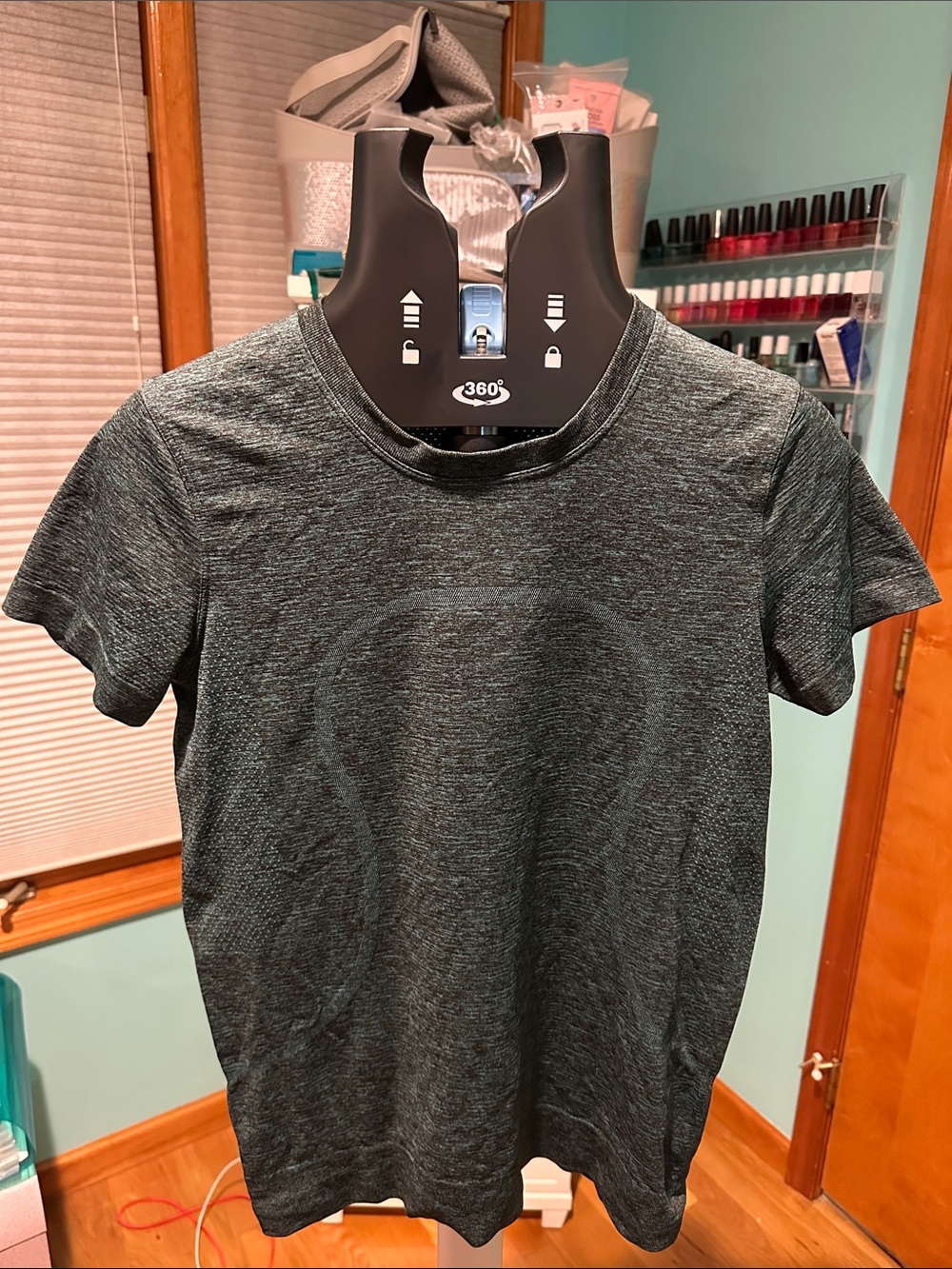 lululemon athletica Women's Short Sleeve Performance Tee - Dark Green Heather